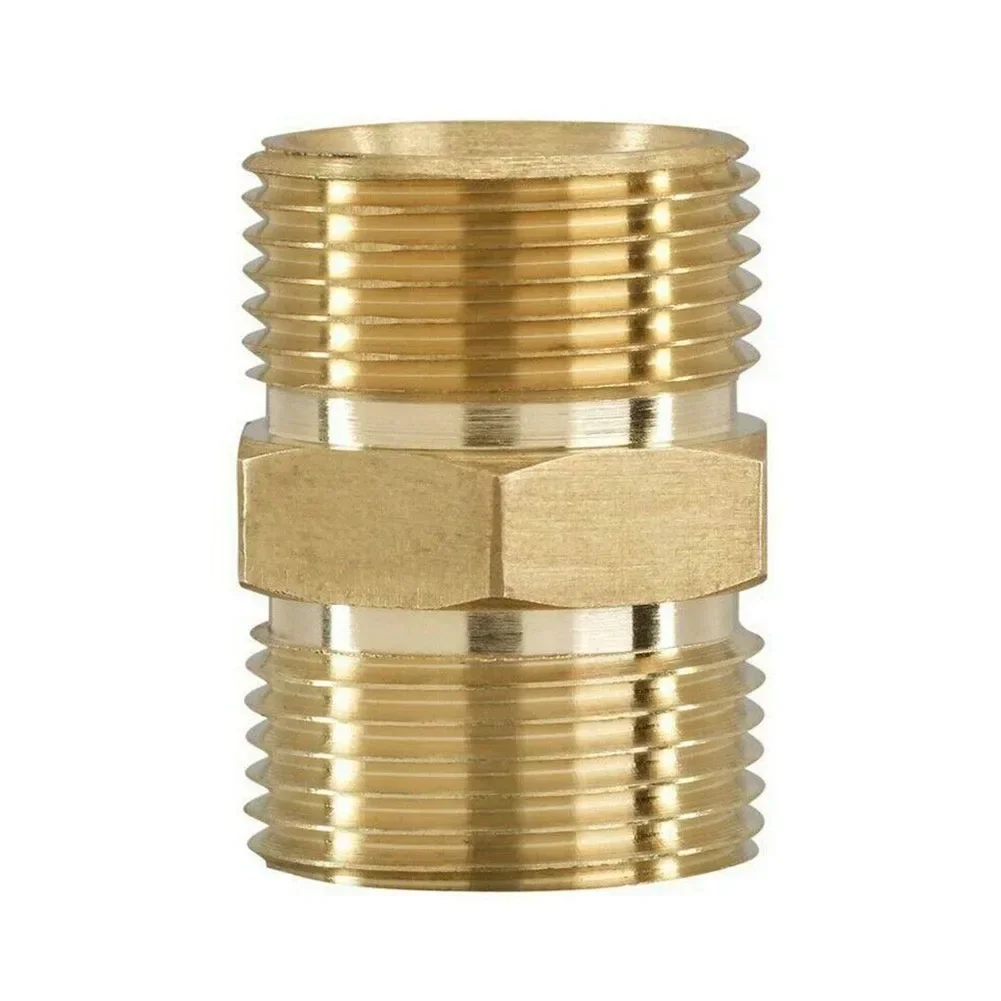 Pressure Washer Hose Connector Male Adapter M22 14mm Brass For Hose Reels Male Thread For Quick Fitting M22 15mm
Pressure Washer Hose Connector Male Adapter M22 14mm Brass For Hose Reels Male Thread For Quick Fitting M22 15mm
