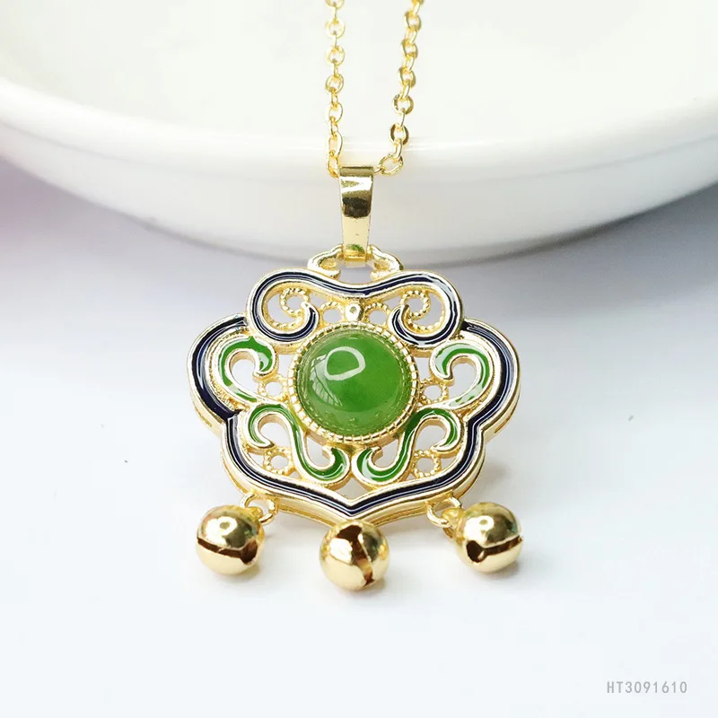 Натуральный Зеленый Хотанский Нефрит Подвеска Руи Замок Удача HT3091610
Натуральный Зеленый Хотанский Нефрит Подвеска Руи Замок Удача HT3091610