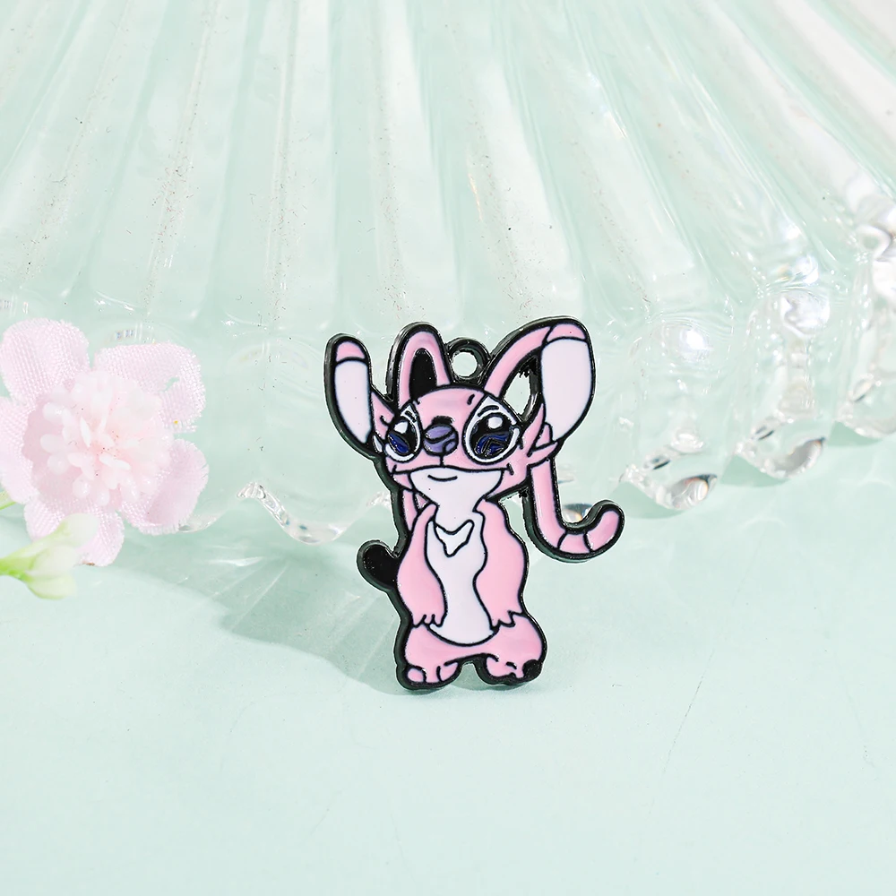 10 шт. милых мультяшных подвесок «Лило и Стич» (Ангел) для рукоделия, изготовления ожерелий и аксессуаров
10 шт. милых мультяшных подвесок «Лило и Стич» (Ангел) для рукоделия, изготовления ожерелий и аксессуаров