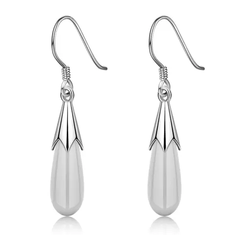 Anime Tifa Lockhart Cosplay Earrings Water Drop Design Dangle Ears Accessories Gift