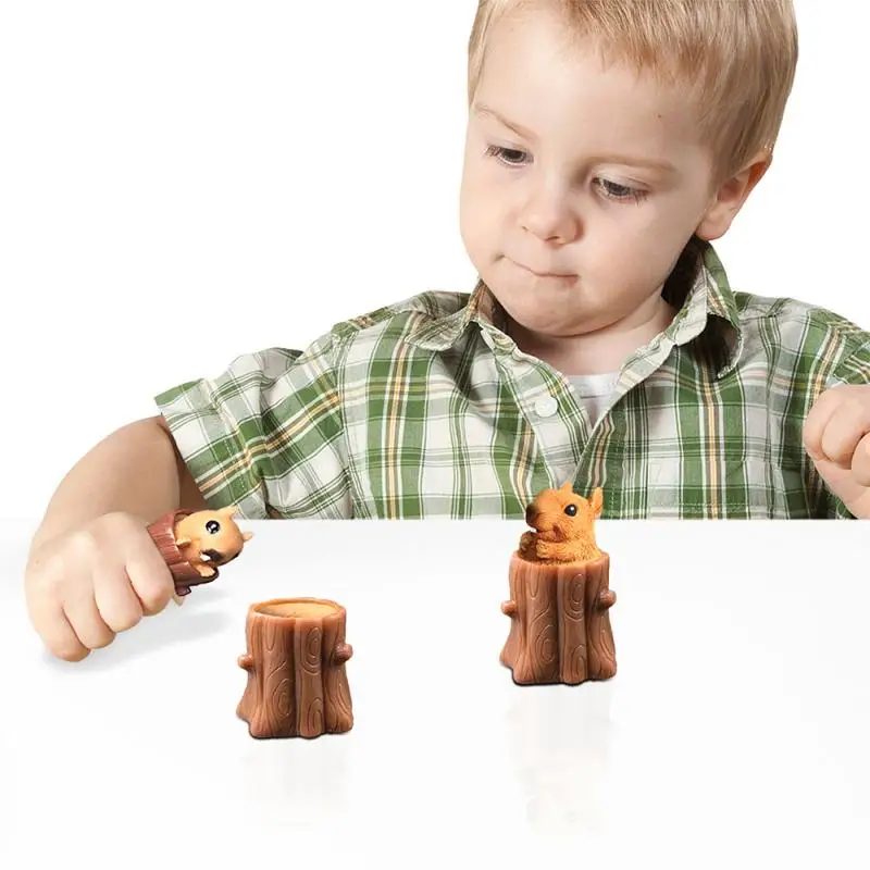 Rubber Telescopic Squirrel Cute Thing Squirrel Children's Toys Decompression Tree Cute Miniature Pen Holder Game Gift For Kid
Rubber Telescopic Squirrel Cute Thing Squirrel Children's Toys Decompression Tree Cute Miniature Pen Holder Game Gift For Kid