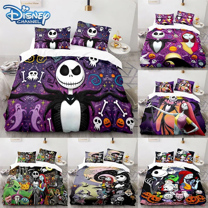 Nightmare Before Christmas Bedding Set Quilt Cover Jack Skellington Pillowcase Halloween Decor Bed Spead Duvet Cover Kids Gift
Nightmare Before Christmas Bedding Set Quilt Cover Jack Skellington Pillowcase Halloween Decor Bed Spead Duvet Cover Kids Gift