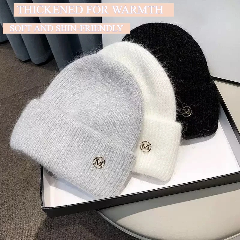 Мягкая вязаная шапка New Letter M, подходит для холодной погоды, повседневная мода, однотонная ткань
Мягкая вязаная шапка New Letter M, подходит для холодной погоды, повседневная мода, однотонная ткань