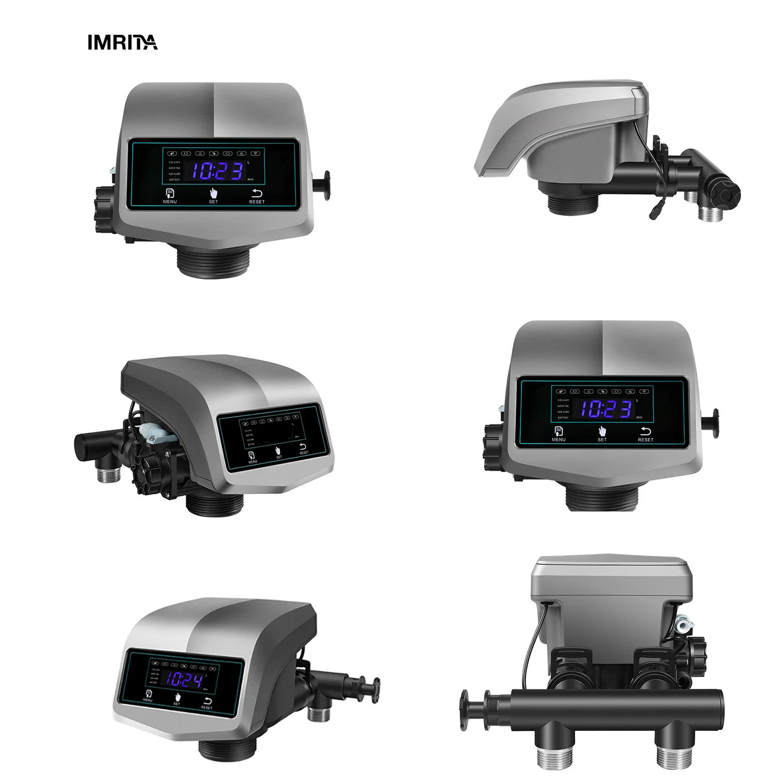 New Models IMRITA Multiport Automatic 2-3Ton Leak Prevention Monitoring Water Softener Valved Softener Control Valve
New Models IMRITA Multiport Automatic 2-3Ton Leak Prevention Monitoring Water Softener Valved Softener Control Valve