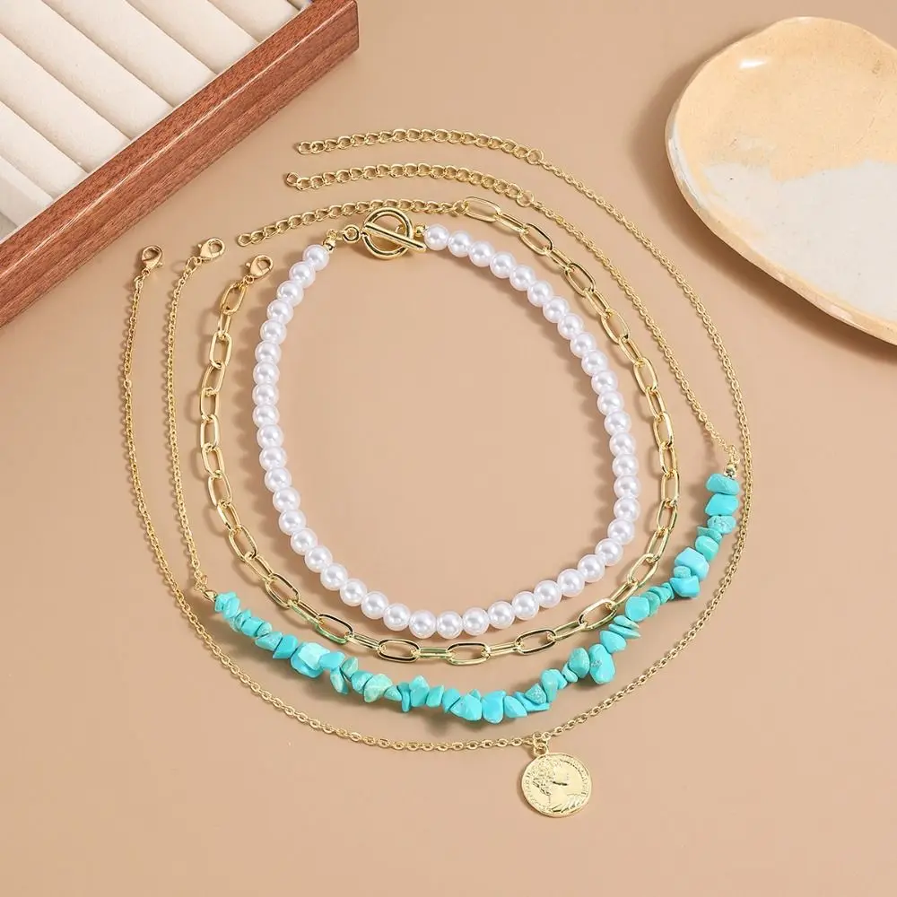 Elegant Pearl Beaded Necklace Metal Pendant Exquisite Multilayer Necklaces Ornaments Neck Jewelry Clavicle Chain Gifts
Elegant Pearl Beaded Necklace Metal Pendant Exquisite Multilayer Necklaces Ornaments Neck Jewelry Clavicle Chain Gifts