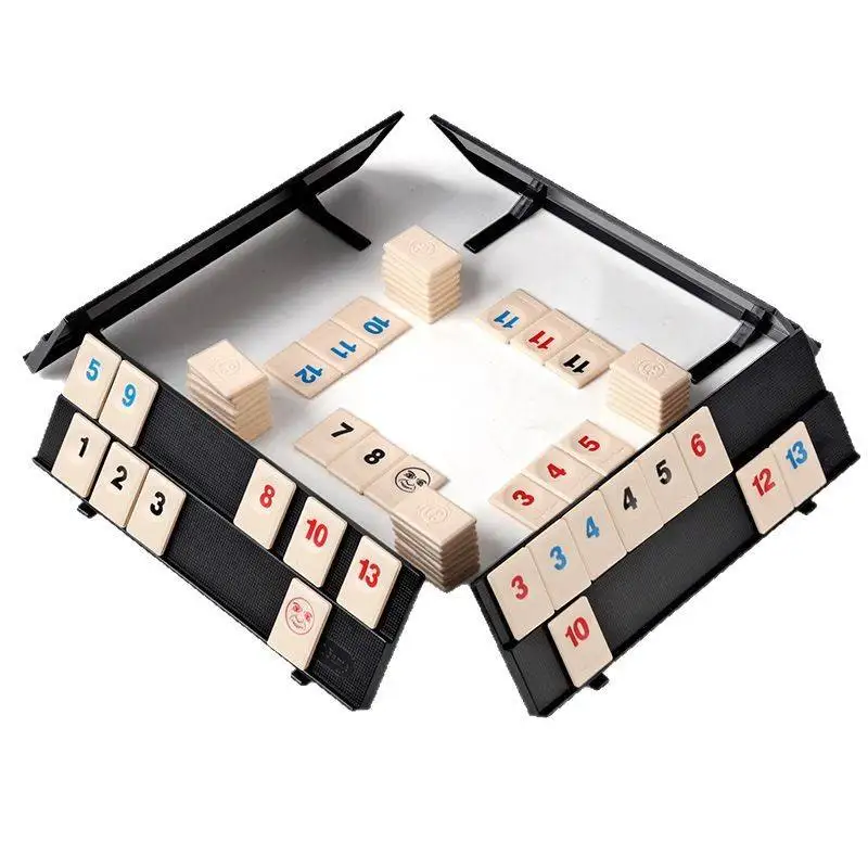 New Fast Moving Rummy Tile Classic Board Game 2-4People Mahjong Digital Home Party Game
New Fast Moving Rummy Tile Classic Board Game 2-4People Mahjong Digital Home Party Game