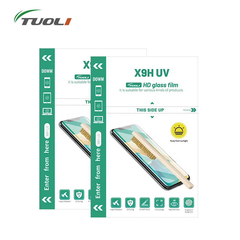 TUOLI X9H Friction-resistant Anti-copper Brush HD UV Glass Protector Flexible Tempered Glass For Curved screen Mobile Phone
TUOLI X9H Friction-resistant Anti-copper Brush HD UV Glass Protector Flexible Tempered Glass For Curved screen Mobile Phone