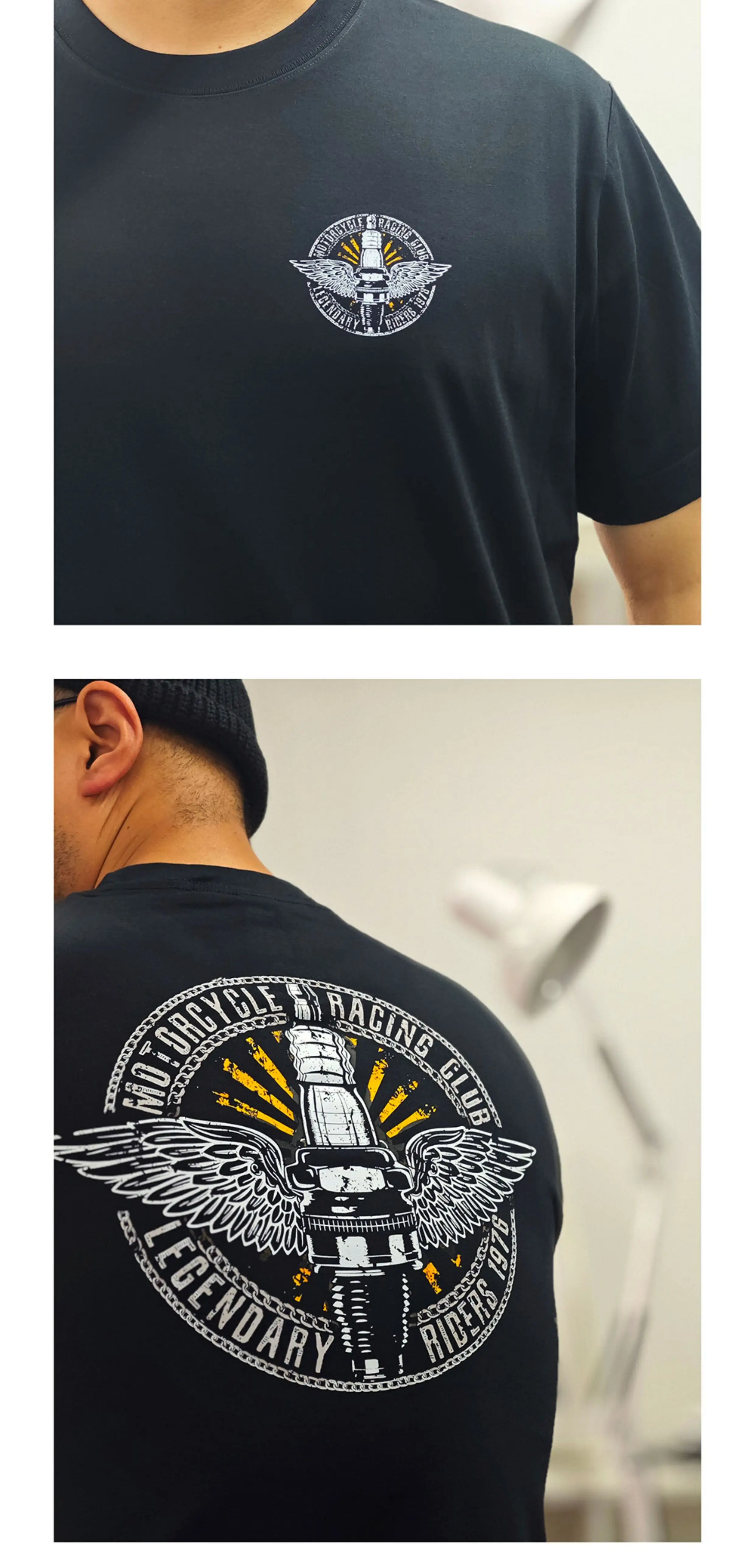American Street T-shirt Men's Summer Sweat-absorbing Breathable Top Cotton Motorcycle Short-sleeved Fashion Men's Clothing
American Street T-shirt Men's Summer Sweat-absorbing Breathable Top Cotton Motorcycle Short-sleeved Fashion Men's Clothing