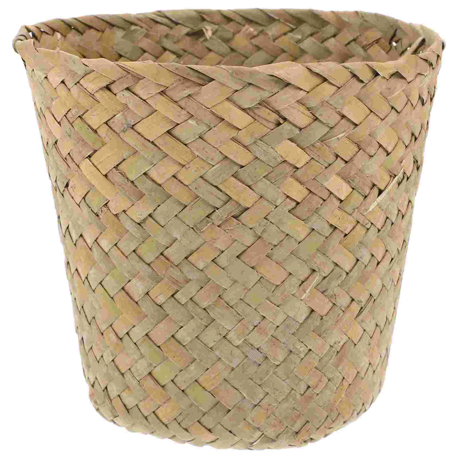 Laundry Baskets Woven Trash Can Multifunctional Storage Sundries Container Bin Straw Baby
Laundry Baskets Woven Trash Can Multifunctional Storage Sundries Container Bin Straw Baby