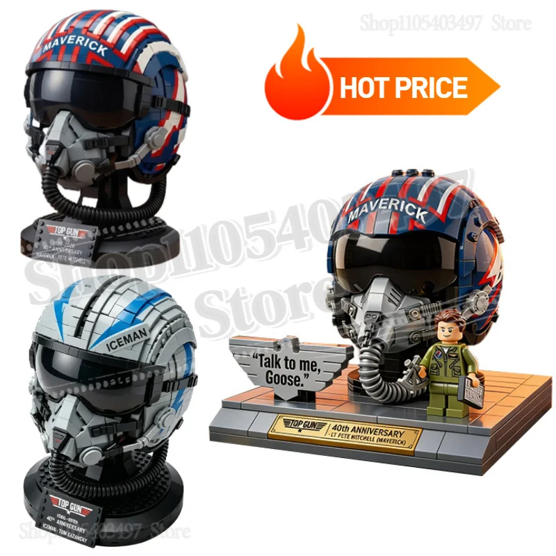 Top Gun 40th Anniversary Maverick Pilot Helmet Collectible Figurine Ornament,Movie Memorabilia Desk Decor for Fans Party Favors
Top Gun 40th Anniversary Maverick Pilot Helmet Collectible Figurine Ornament,Movie Memorabilia Desk Decor for Fans Party Favors