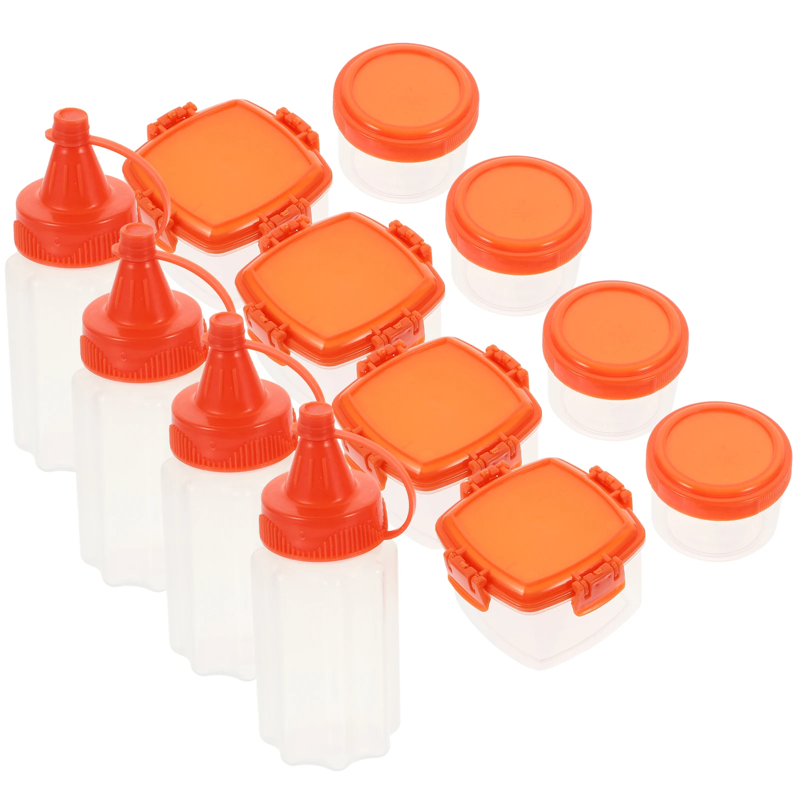 Extrusion Bottle Set Square Sauce Box Containers BBQ Condiment Seasoning 128ml PP Airtight Jar Grain Bento Soy Sauce Storage
Extrusion Bottle Set Square Sauce Box Containers BBQ Condiment Seasoning 128ml PP Airtight Jar Grain Bento Soy Sauce Storage