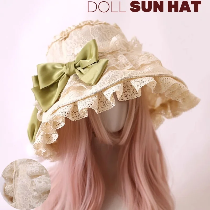 New Hot Lolita Lace Handmade Elegant Doll Umbrella Hat Cosplay Gothic Antique Wall Lolita Sun Hat Eclecticism
New Hot Lolita Lace Handmade Elegant Doll Umbrella Hat Cosplay Gothic Antique Wall Lolita Sun Hat Eclecticism