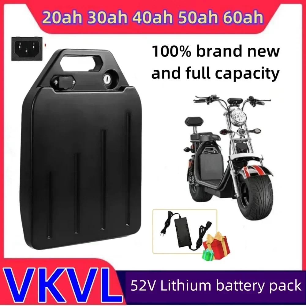 Air fast transportation New Full Capacity Power 18650 Lithium Battery 52V20ah-100ah Lithium Battery Pack Suitable for 250-2000W
Air fast transportation New Full Capacity Power 18650 Lithium Battery 52V20ah-100ah Lithium Battery Pack Suitable for 250-2000W