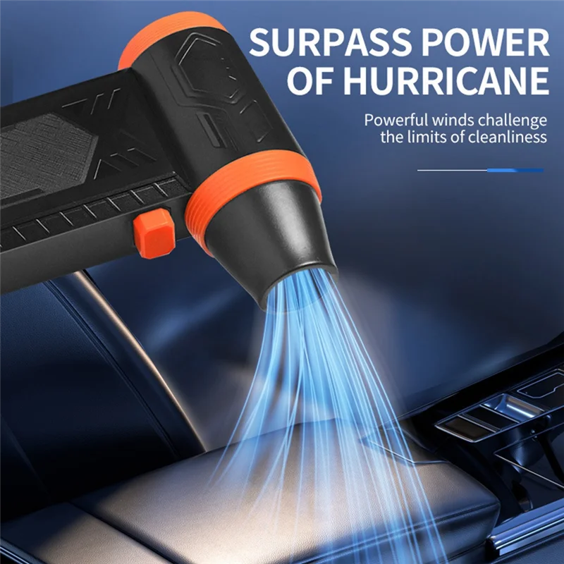 Premium High-Performance Electric Air Duster For Car And Snow Cleaning, 150G Thrust Rechargeable Blower
Premium High-Performance Electric Air Duster For Car And Snow Cleaning, 150G Thrust Rechargeable Blower