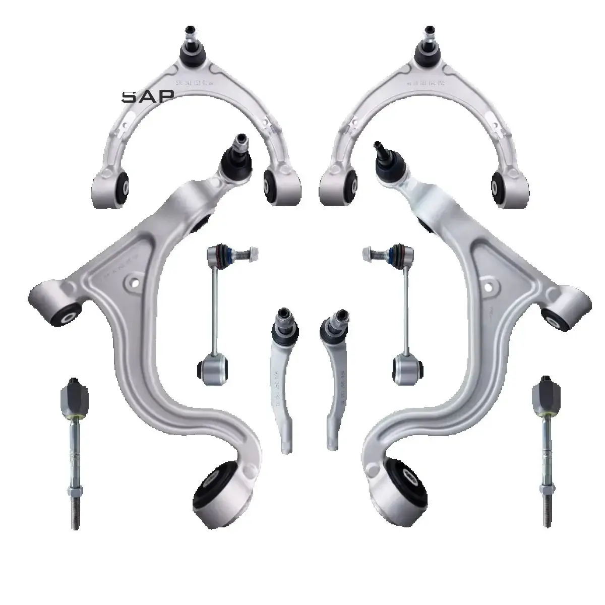 TOPICKSAP 10Pcs Front Suspension Upper Lower Control Arm Stabilizer Link Tie Rod Ball Joint for Porsche Panamera 970 2009-2014
TOPICKSAP 10Pcs Front Suspension Upper Lower Control Arm Stabilizer Link Tie Rod Ball Joint for Porsche Panamera 970 2009-2014