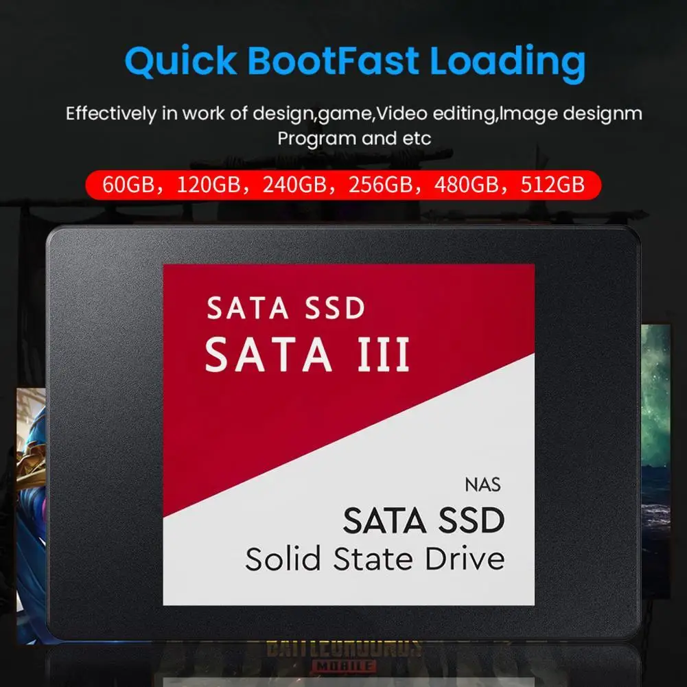 Internal Solid State Drive High-speed Large Capacity Plug Play SATA3 Quick Solid Hard Drive for Desktop
Internal Solid State Drive High-speed Large Capacity Plug Play SATA3 Quick Solid Hard Drive for Desktop