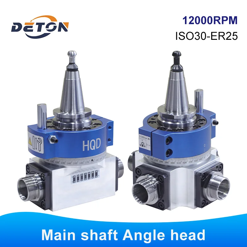 Spindle motor multi-direction milling head ISO30-ER25 is installed on the 9KW tool changing spindle for CNC milling machine
Spindle motor multi-direction milling head ISO30-ER25 is installed on the 9KW tool changing spindle for CNC milling machine