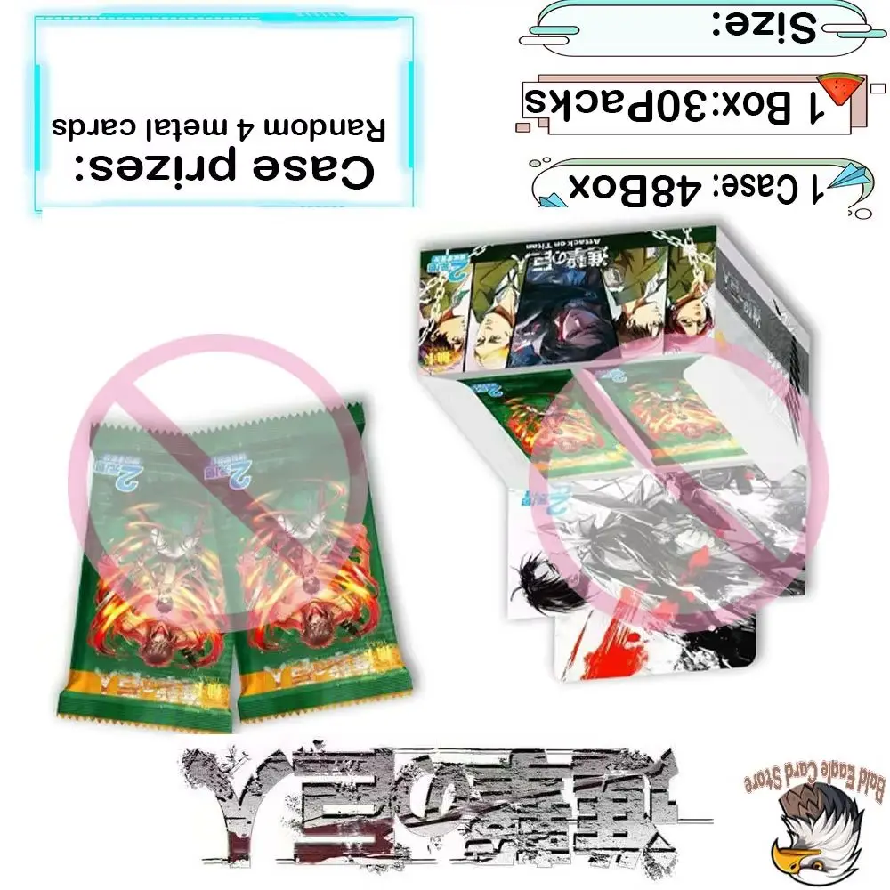 Attack on Titan YOUKA Genuine Booster Box Factory Sealed Brand New Holographic Rare Levi Mikasa Anime Trading Cards Fan Gift
Attack on Titan YOUKA Genuine Booster Box Factory Sealed Brand New Holographic Rare Levi Mikasa Anime Trading Cards Fan Gift