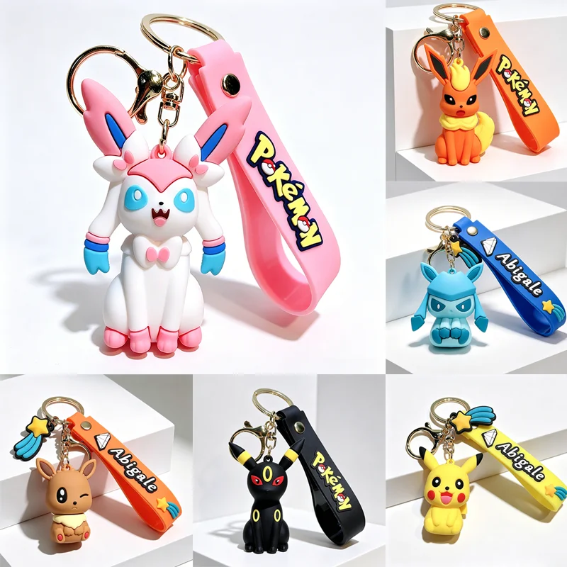 Anime Pokemon Cute Eevee Keychains Accessories for Bag Car Keys Ring Cartoon Pikachu Action Figures Pendant Key Chain Toys Gifts
Anime Pokemon Cute Eevee Keychains Accessories for Bag Car Keys Ring Cartoon Pikachu Action Figures Pendant Key Chain Toys Gifts