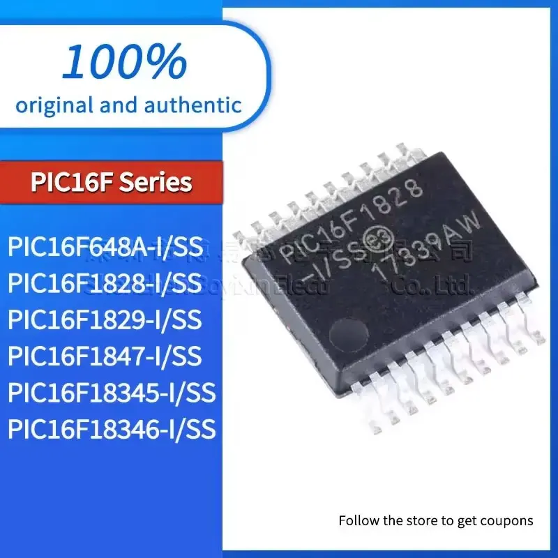 1PCS NEW PIC16F18346 PIC16F18345 PIC16F1847 Standard quality PIC16F1828 PIC16F1829 PIC16F648A-I/SS
1PCS NEW PIC16F18346 PIC16F18345 PIC16F1847 Standard quality PIC16F1828 PIC16F1829 PIC16F648A-I/SS