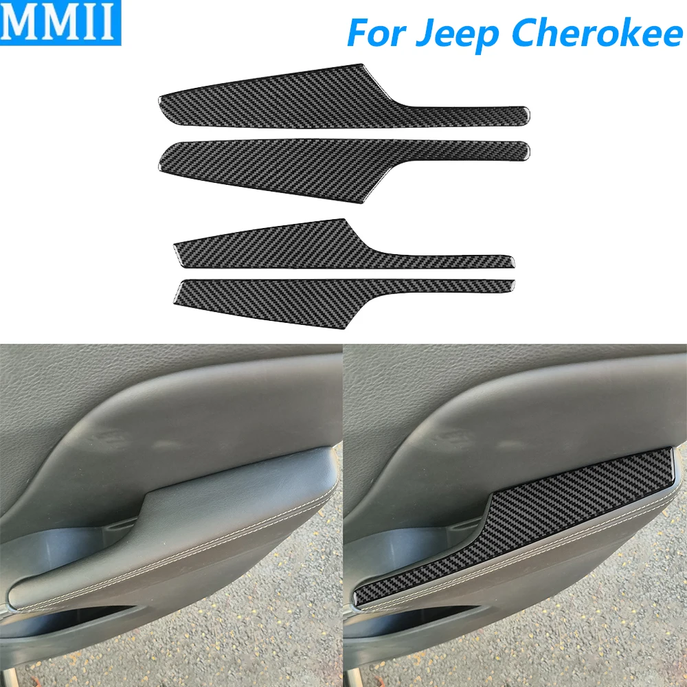 For Jeep Cherokee 2014-2018 Carbon Fiber Front Rear Inner Door Armrest Panel Decorative Cover Car Accessories Decoration Sticker
For Jeep Cherokee 2014-2018 Carbon Fiber Front Rear Inner Door Armrest Panel Decorative Cover Car Accessories Decoration Sticker