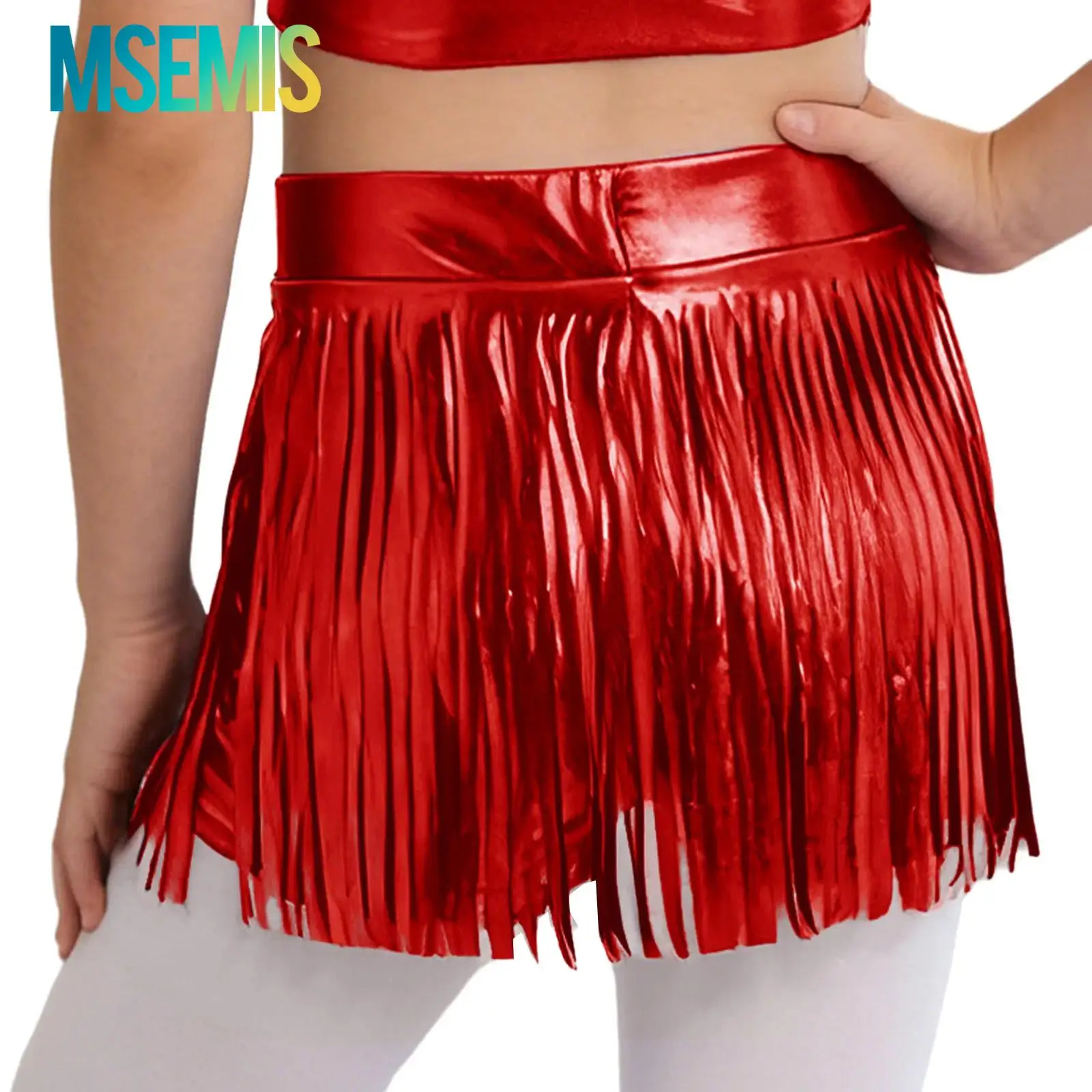 Kids Girls Hip Hop Jazz Dance Performance Costume Elastic Waistband Metallic Tassels Shorts for Theme Party Stage Performance
Kids Girls Hip Hop Jazz Dance Performance Costume Elastic Waistband Metallic Tassels Shorts for Theme Party Stage Performance