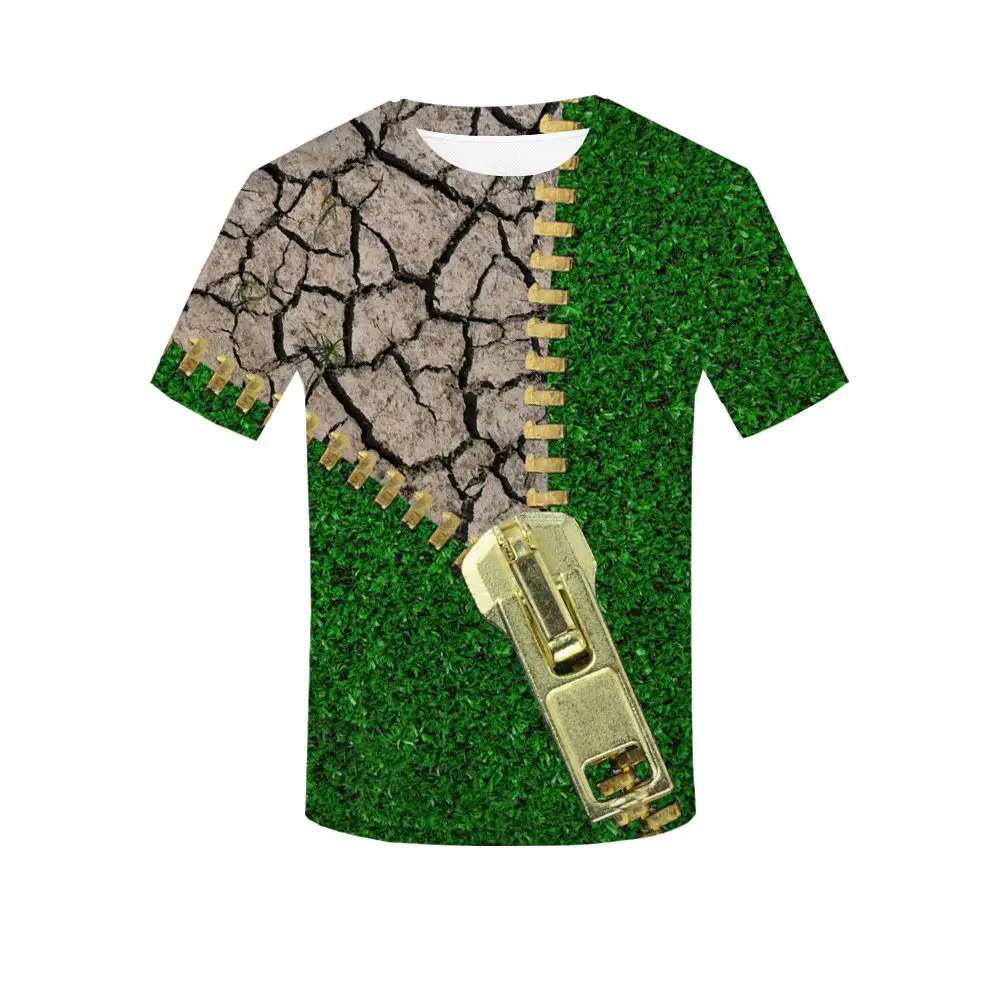 New Hot Selling Creative Fake Zipper Men's T-Shirt Graphic Personalized 3d High Definition Printing Fashion Round Neck Clothing
New Hot Selling Creative Fake Zipper Men's T-Shirt Graphic Personalized 3d High Definition Printing Fashion Round Neck Clothing