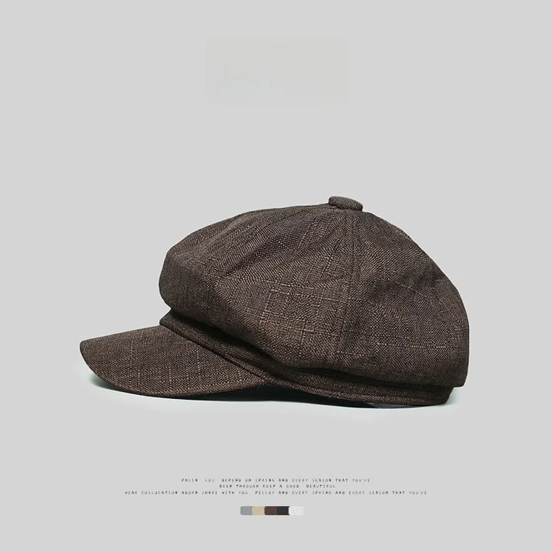Retro Cotton Linen Octagonal Beret Hat Men Women Spring Autumn Street Style Wide Brim Retro Feel Newsboy Cap Unisex
Retro Cotton Linen Octagonal Beret Hat Men Women Spring Autumn Street Style Wide Brim Retro Feel Newsboy Cap Unisex