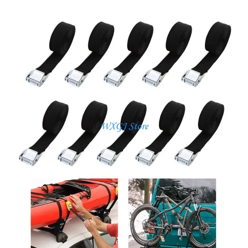 37JE Pack of 10 Tie Down Strap Heavy Duty Lock Buckle for Luggage Bunding Car Roof Rack Polyester Zinc Alloy
37JE Pack of 10 Tie Down Strap Heavy Duty Lock Buckle for Luggage Bunding Car Roof Rack Polyester Zinc Alloy