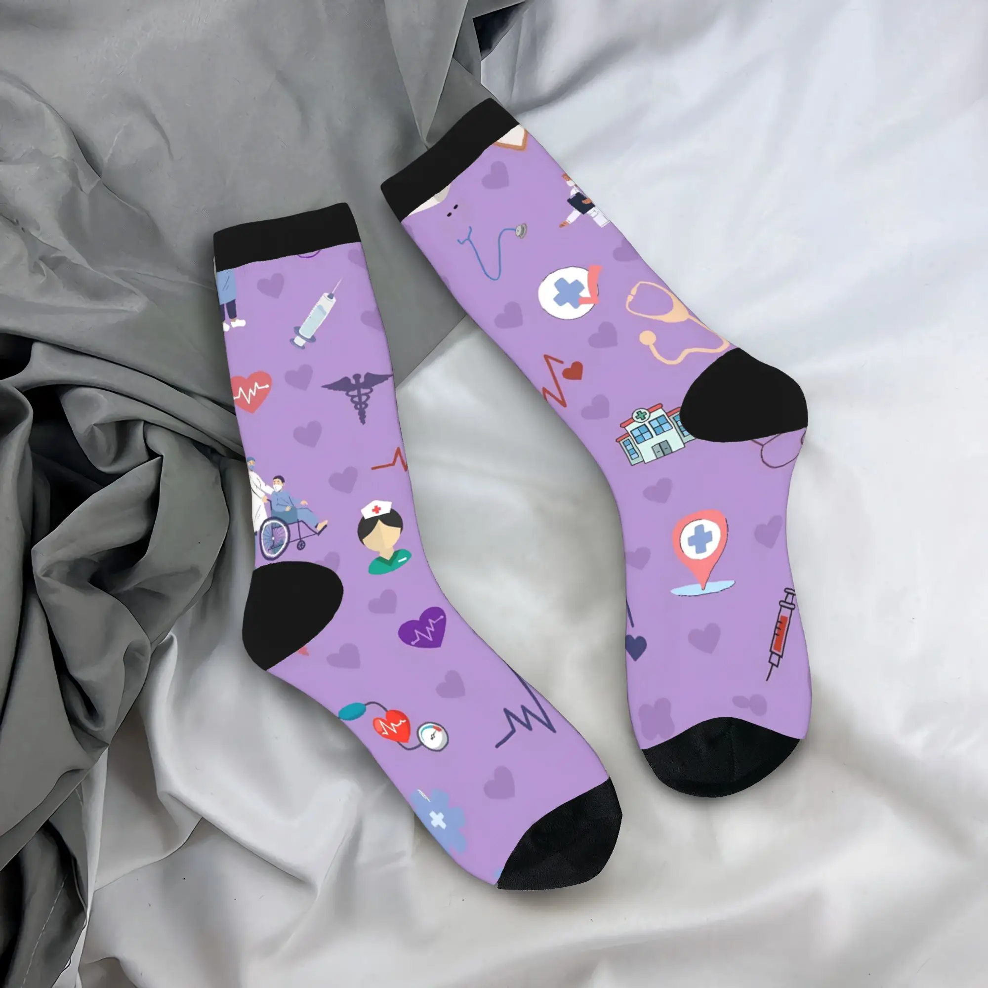 Doctor and Nurse Medical Treatment Socks Anti Skid Stockings Men's Soft Breathable Running Socks Spring Vintage Pattern Socks
Doctor and Nurse Medical Treatment Socks Anti Skid Stockings Men's Soft Breathable Running Socks Spring Vintage Pattern Socks