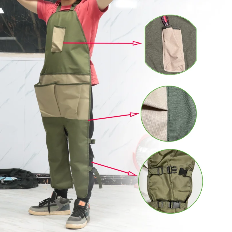 Wear-resistant Oxford Apron for Gardening Work Multiple Pockets for Small Tools Pruning Branches Picking Dirt-resistant
Wear-resistant Oxford Apron for Gardening Work Multiple Pockets for Small Tools Pruning Branches Picking Dirt-resistant