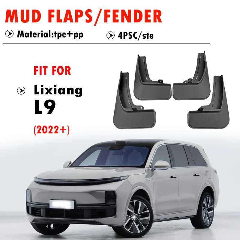 2022 2023 2024 2025 2026 FOR LIXIANG L9 Mudguard Fender Mud Flap Guards Splash Mudflaps Car Accessories Front Rear 4pcs
2022 2023 2024 2025 2026 FOR LIXIANG L9 Mudguard Fender Mud Flap Guards Splash Mudflaps Car Accessories Front Rear 4pcs