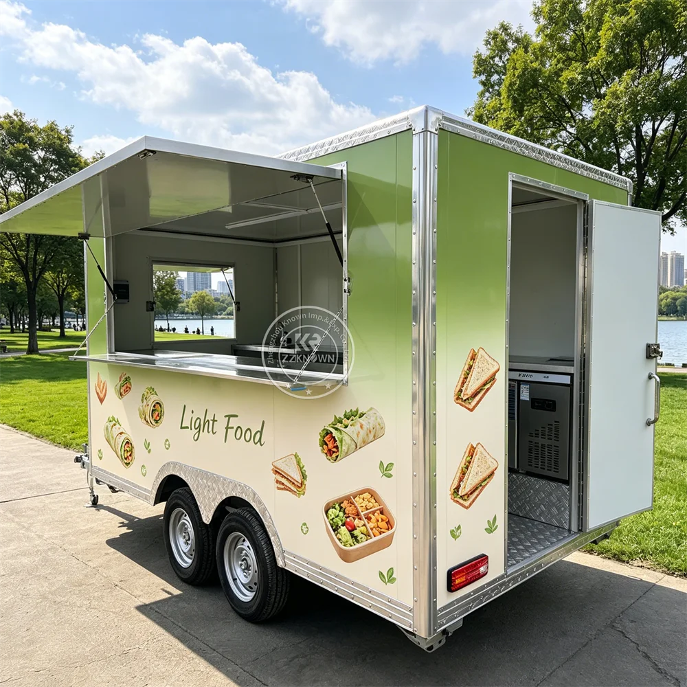 Concession Fast Food Truck Trailer Full Kithchen Custom Mobile Pizza Taco Snack BBQ Trailer Mobile Food Truck Fully Equipped
Concession Fast Food Truck Trailer Full Kithchen Custom Mobile Pizza Taco Snack BBQ Trailer Mobile Food Truck Fully Equipped