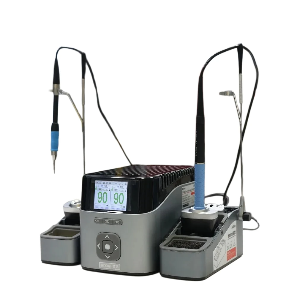 Double Handles Smart T420D LED Digital Display Soldering Station Mobile Phone Motherboard Chip Disassembly Rework Station Tool
Double Handles Smart T420D LED Digital Display Soldering Station Mobile Phone Motherboard Chip Disassembly Rework Station Tool