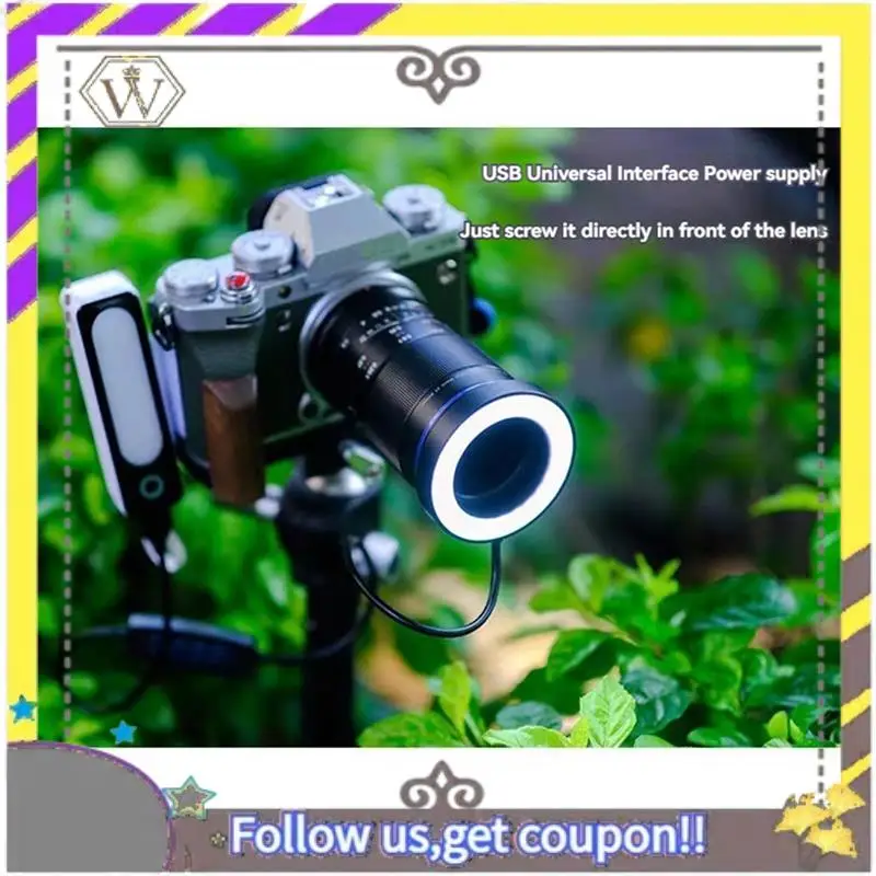 New 7W LED Ring Light 67Mm Dimmable Fill Light For Sony Canon Nikon Fuji Cameras Universal Macro Photography Tools
New 7W LED Ring Light 67Mm Dimmable Fill Light For Sony Canon Nikon Fuji Cameras Universal Macro Photography Tools