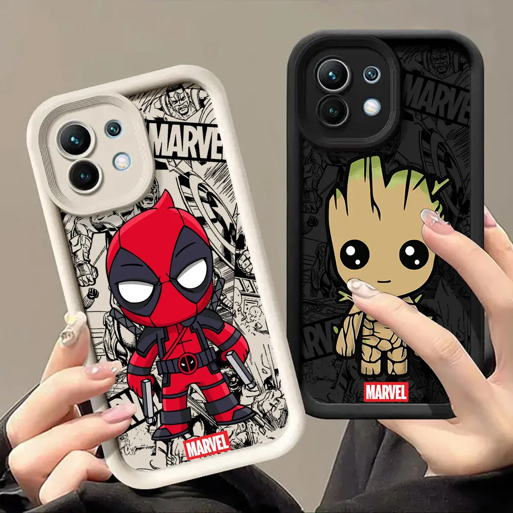 Marvel Cute Heroes Deadpool Groot Case for Xiaomi 13T 14T 15 15T Pro 17 Ultra Poco M7 M8 F8 F7 X6 X7 X8 Pro Max Shockproof Cover
Marvel Cute Heroes Deadpool Groot Case for Xiaomi 13T 14T 15 15T Pro 17 Ultra Poco M7 M8 F8 F7 X6 X7 X8 Pro Max Shockproof Cover