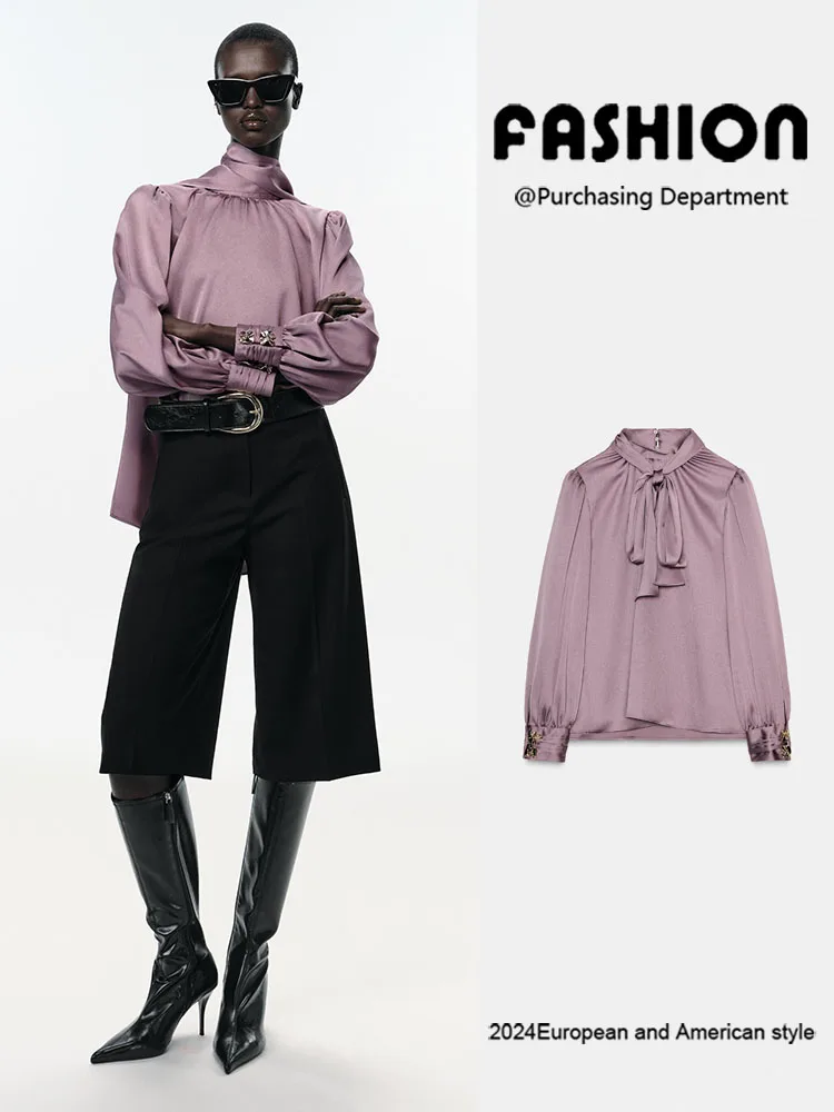 Новое осеннее поступление, женские универсальные шелковые атласные длинные свечи с украшениями в виде узлов, моющиеся всесезонные...
Новое осеннее поступление, женские универсальные шелковые атласные длинные свечи с украшениями в виде узлов, моющиеся всесезонные...