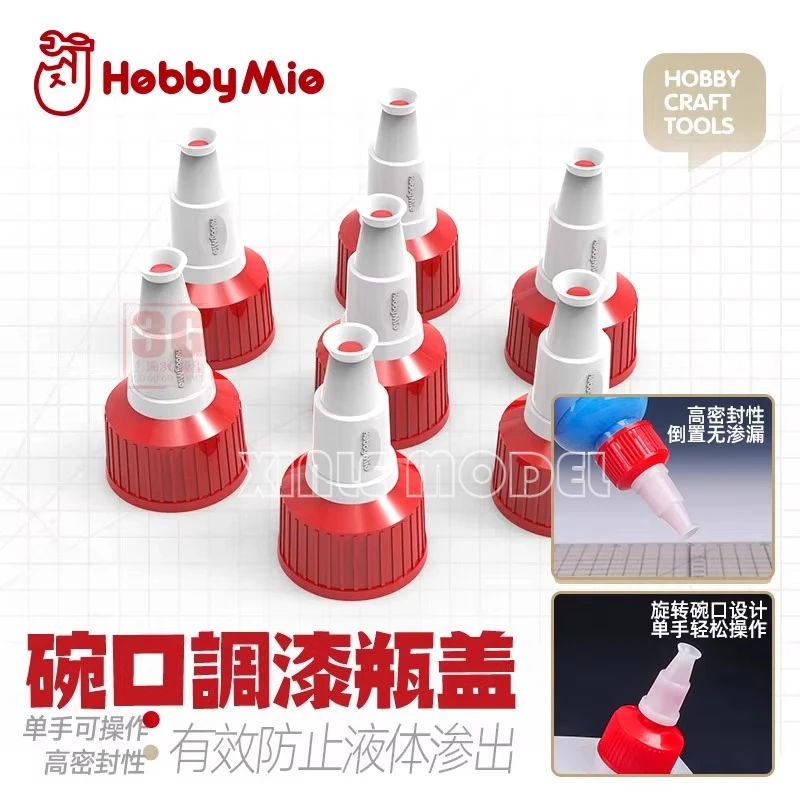 HOBBY MIO paint bottle bowl cover, high sealing rotating bowl mouth without leakage, military model hobby DIY accessories
HOBBY MIO paint bottle bowl cover, high sealing rotating bowl mouth without leakage, military model hobby DIY accessories