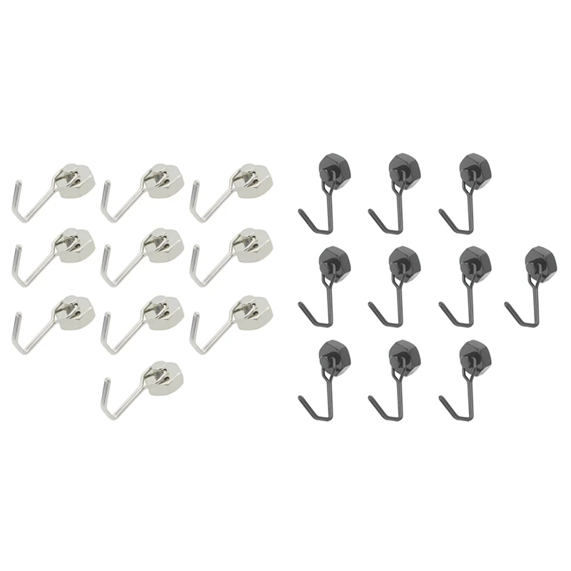 Magnetic Hooks Heavy Duty Strong Neodymium For Fridge Kitchen BBQ Grill Key 10Pc Silver
Magnetic Hooks Heavy Duty Strong Neodymium For Fridge Kitchen BBQ Grill Key 10Pc Silver