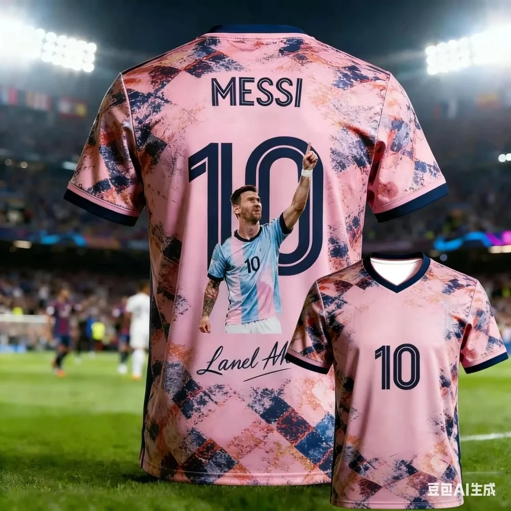 2026 New Messi Fan Summer 3D Print Pattern Football Shirt T-shirt Quick-Dry Breathable Training Family Clothing
2026 New Messi Fan Summer 3D Print Pattern Football Shirt T-shirt Quick-Dry Breathable Training Family Clothing