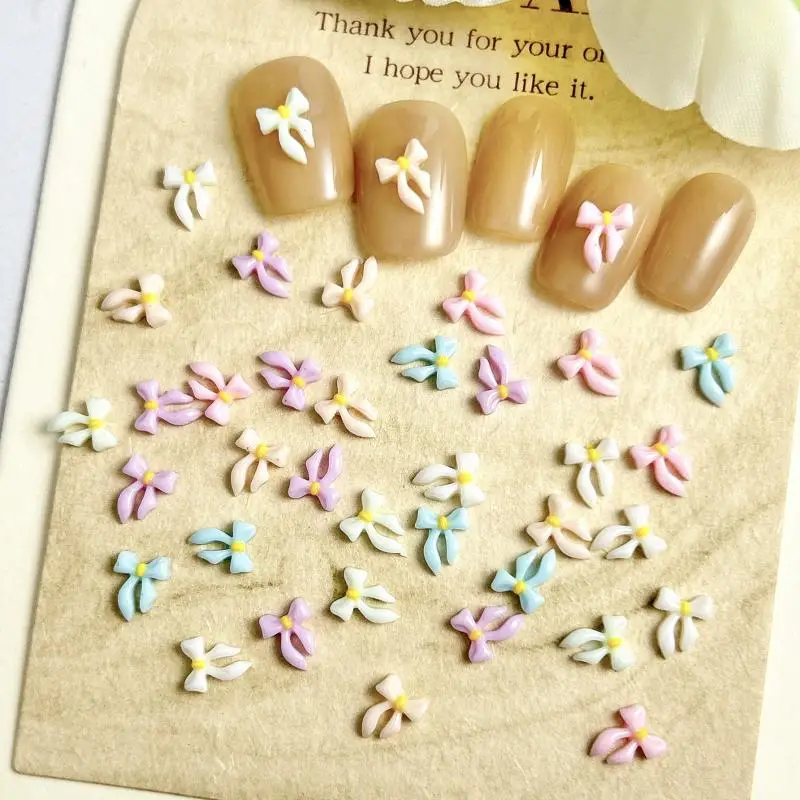 3D Solid Color Bow Resin Nail Charms Luminous Glossy Ribbon Bow Gentle Wind Nail Art Decorations Handmade DIY Nails Ornaments
3D Solid Color Bow Resin Nail Charms Luminous Glossy Ribbon Bow Gentle Wind Nail Art Decorations Handmade DIY Nails Ornaments