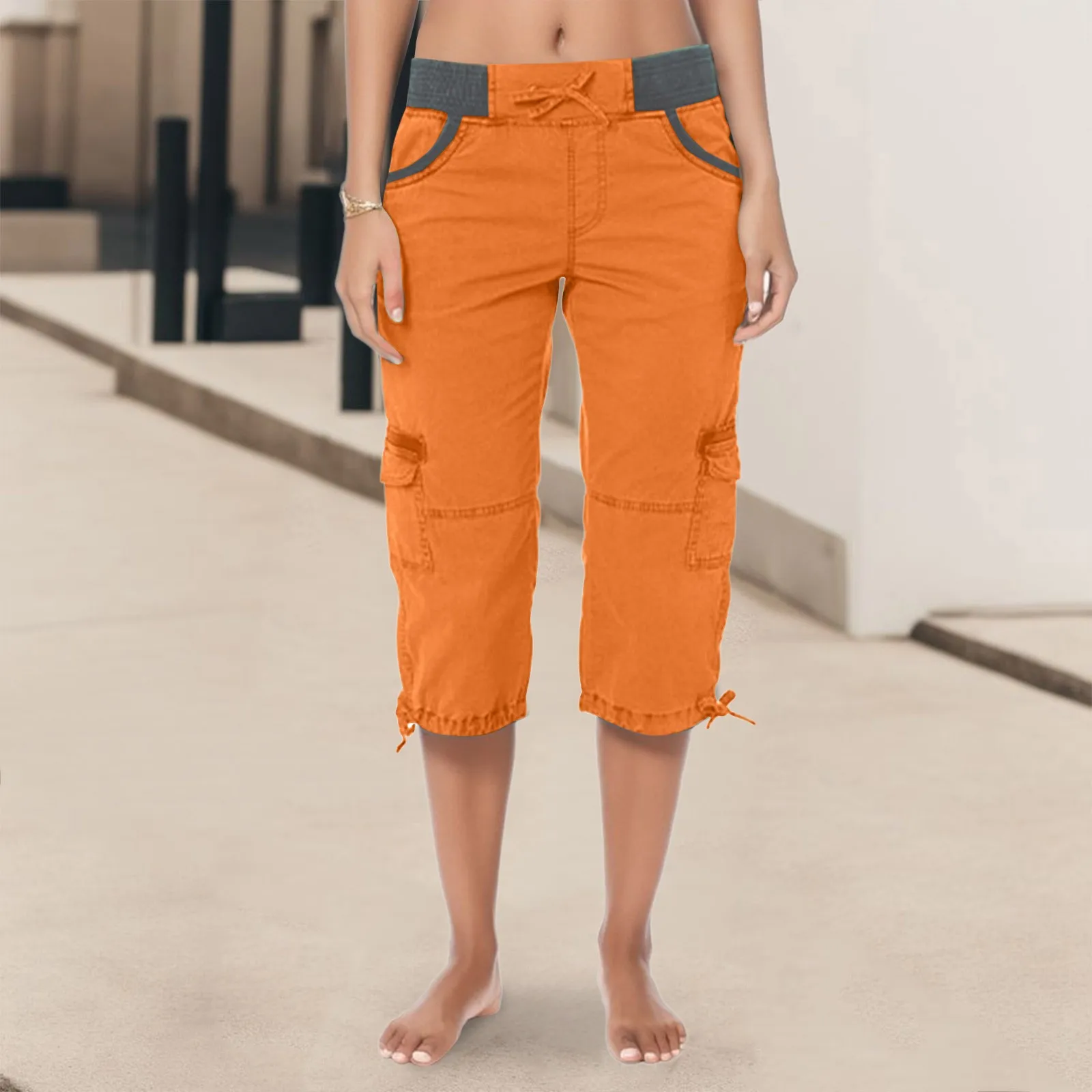 Multi Pocket Casual Cargo Women Shorts Straight Leg Streetwear Cropped Short Pants Outdoor Trousers Mujer Spring Summer Cortos
Multi Pocket Casual Cargo Women Shorts Straight Leg Streetwear Cropped Short Pants Outdoor Trousers Mujer Spring Summer Cortos