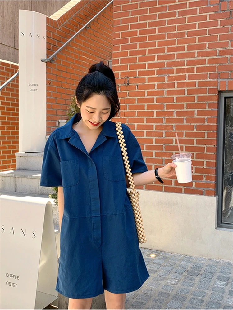 Oversize Short Sleeve High Waist Wide Leg Shorts Loose Jumpsuit Women Jumpsuits Rompers Summer Casual Pocket Overalls Playsuit
Oversize Short Sleeve High Waist Wide Leg Shorts Loose Jumpsuit Women Jumpsuits Rompers Summer Casual Pocket Overalls Playsuit