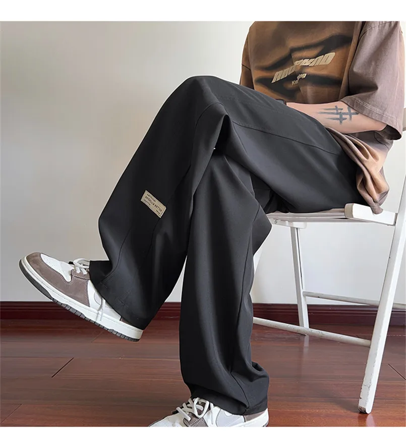 Solid Color Men Casual Pants Black Daily Wear Baggy Pant Classic Drawstring Outdoor Trousers Jogger Sweatpant
Solid Color Men Casual Pants Black Daily Wear Baggy Pant Classic Drawstring Outdoor Trousers Jogger Sweatpant