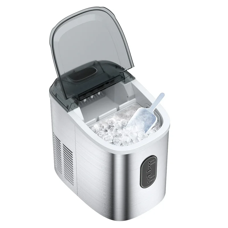 Portable Ice Maker Kitchen Household Ice Making Machine Steel Stainless Ice Cube Maker
Portable Ice Maker Kitchen Household Ice Making Machine Steel Stainless Ice Cube Maker