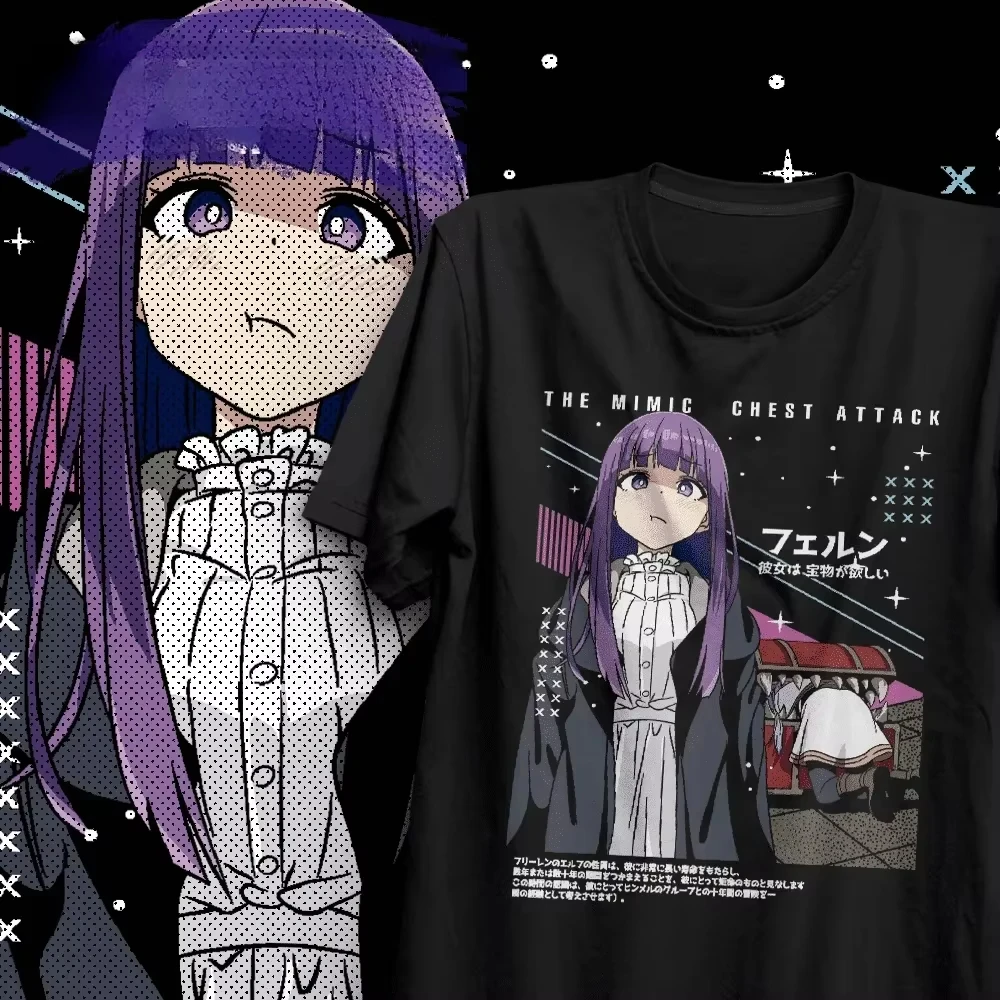 Frieren – Fern Cara Y Mimic Аниме Футболка Манга Подарок для любителей аниме Все размеры Y2k Топ Графические футболки Женская одежда
Frieren – Fern Cara Y Mimic Аниме Футболка Манга Подарок для любителей аниме Все размеры Y2k Топ Графические футболки Женская одежда