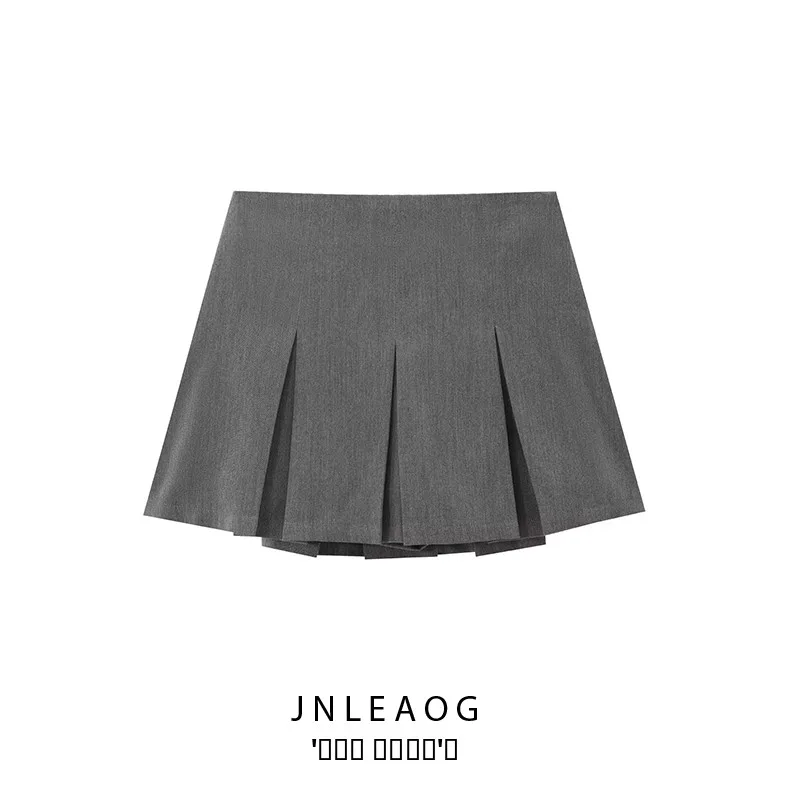 High Waist Wide Pleat Casual Pure Color Versatile Women's Skirt Faion Design Sensation Autumn New Sle JNLEAOG
High Waist Wide Pleat Casual Pure Color Versatile Women's Skirt Faion Design Sensation Autumn New Sle JNLEAOG