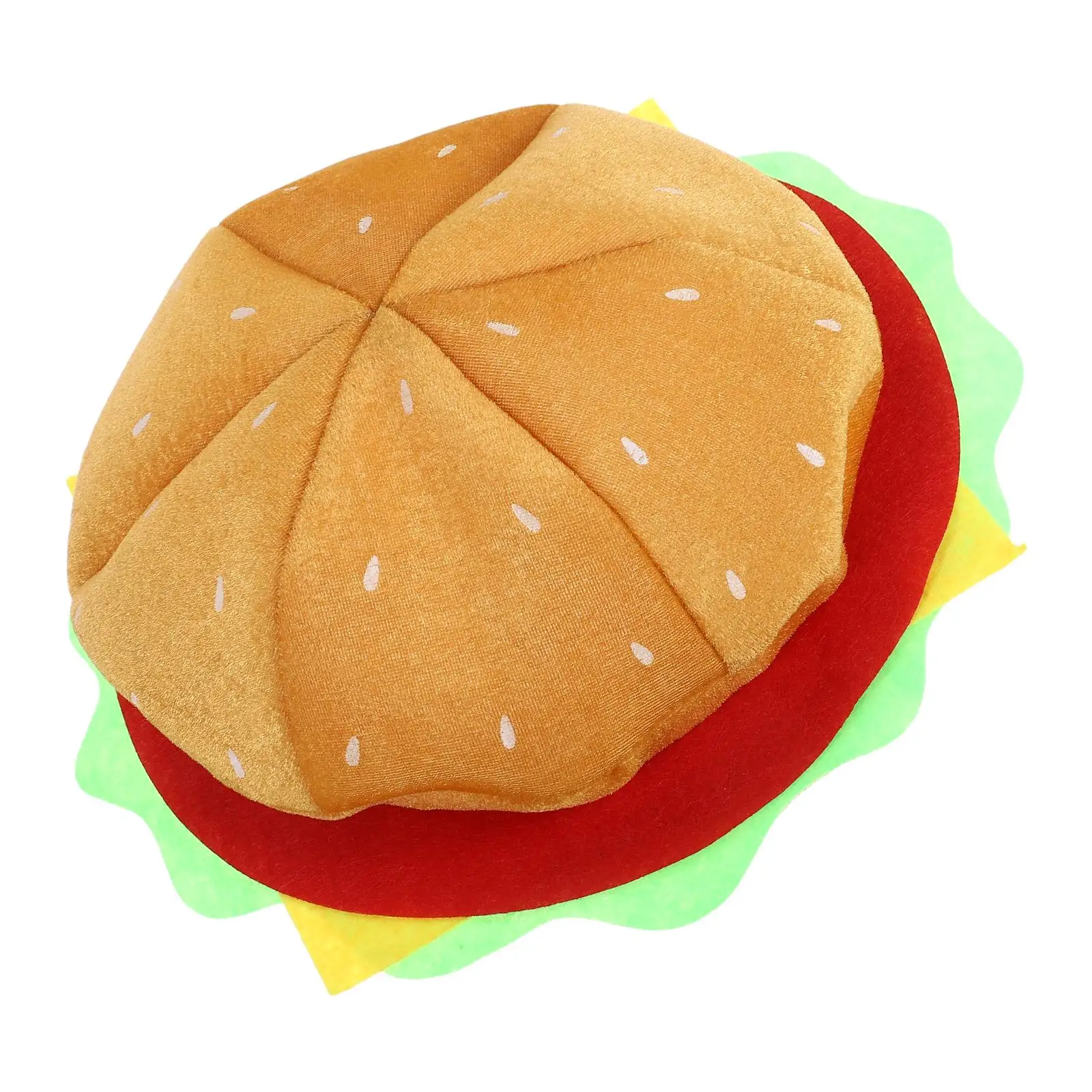 Burger Hat Hamburger Costume Party Hats Accessory Funny Headwear Decoration Cloth Lightweight Comfortable Bright Stylish Daily
Burger Hat Hamburger Costume Party Hats Accessory Funny Headwear Decoration Cloth Lightweight Comfortable Bright Stylish Daily