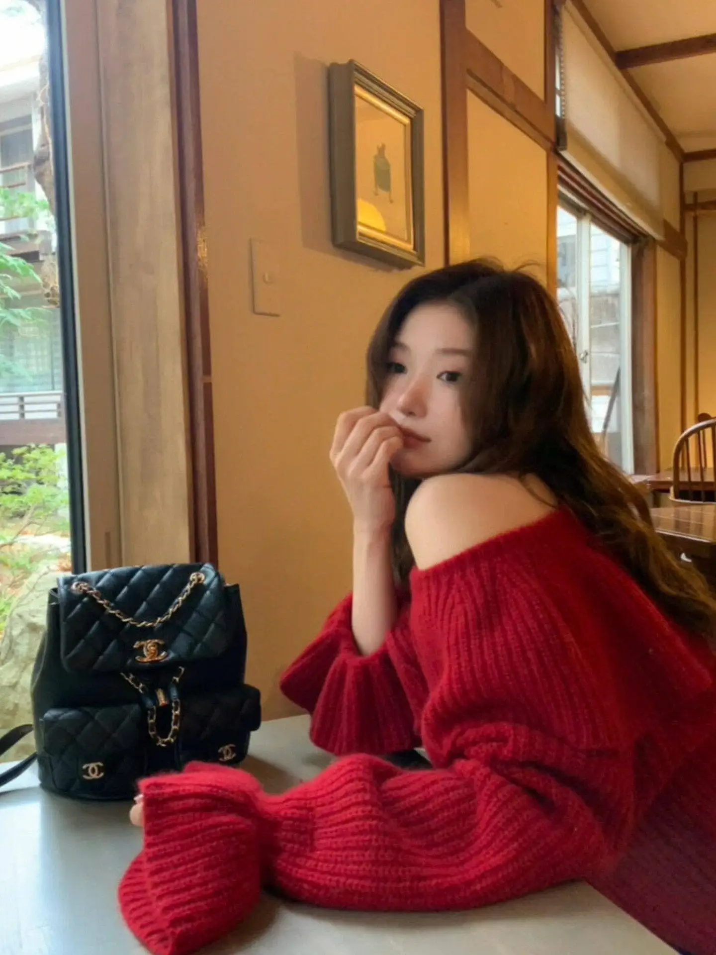 Red Knitted Sweater Women's Loose Fit Shoulder Bows Bell Sleeve Lazy Design Knitwear Autumn Winter Fashion Korean Style Top
Red Knitted Sweater Women's Loose Fit Shoulder Bows Bell Sleeve Lazy Design Knitwear Autumn Winter Fashion Korean Style Top