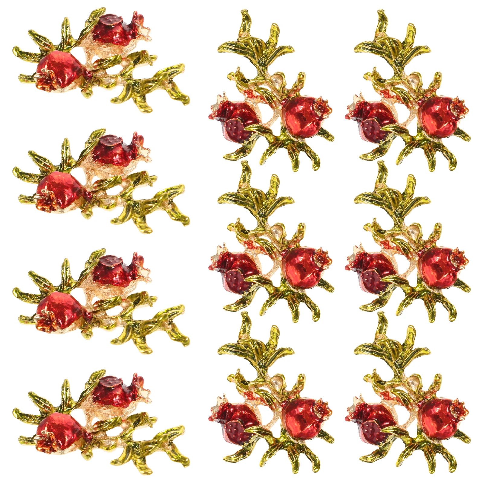 10 Pcs Pomegranate Hair Accessories Premium Material DIY Crafts Jewelry Making Charms Decorative Flowers Shaped Figure Gifts
10 Pcs Pomegranate Hair Accessories Premium Material DIY Crafts Jewelry Making Charms Decorative Flowers Shaped Figure Gifts